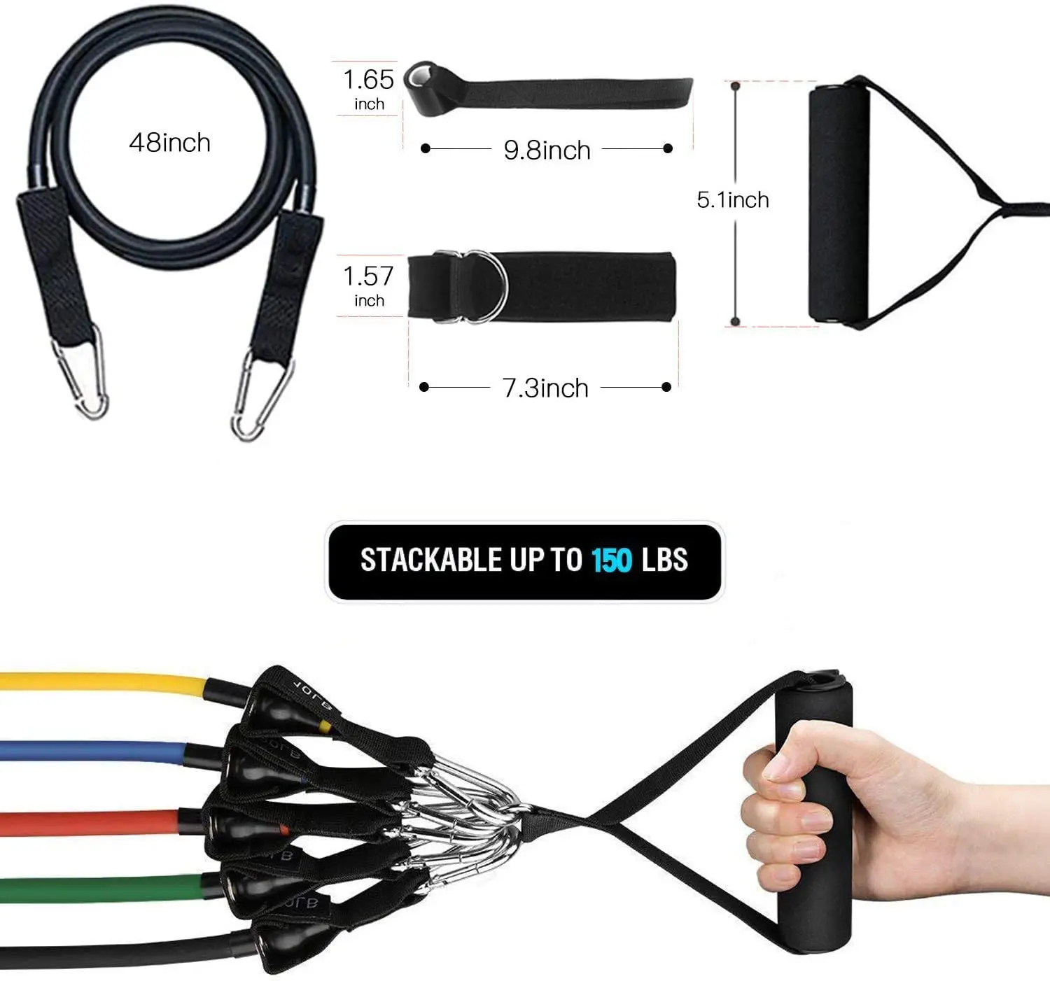 Фитнес-группы сопротивления набор тренировки мышц упражнения натуральные