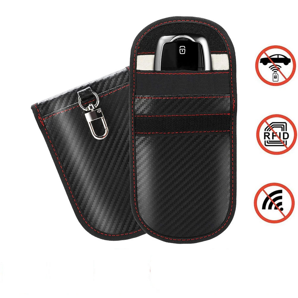 Чехол для ключа автомобиля блокирующий сигнал сумка Фарадея защита