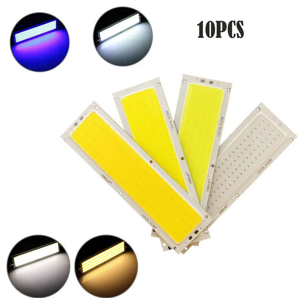 

Светодиодная панель с COB матрицей, 120 лм, 10 шт., 12 В постоянного тока, 20 Вт