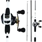 Рыболовная удочка Sougayilang, катушка для заброса приманки, 3 секции, 175 см, 9 + 1 шарикоподшипник, комплект для путешествий