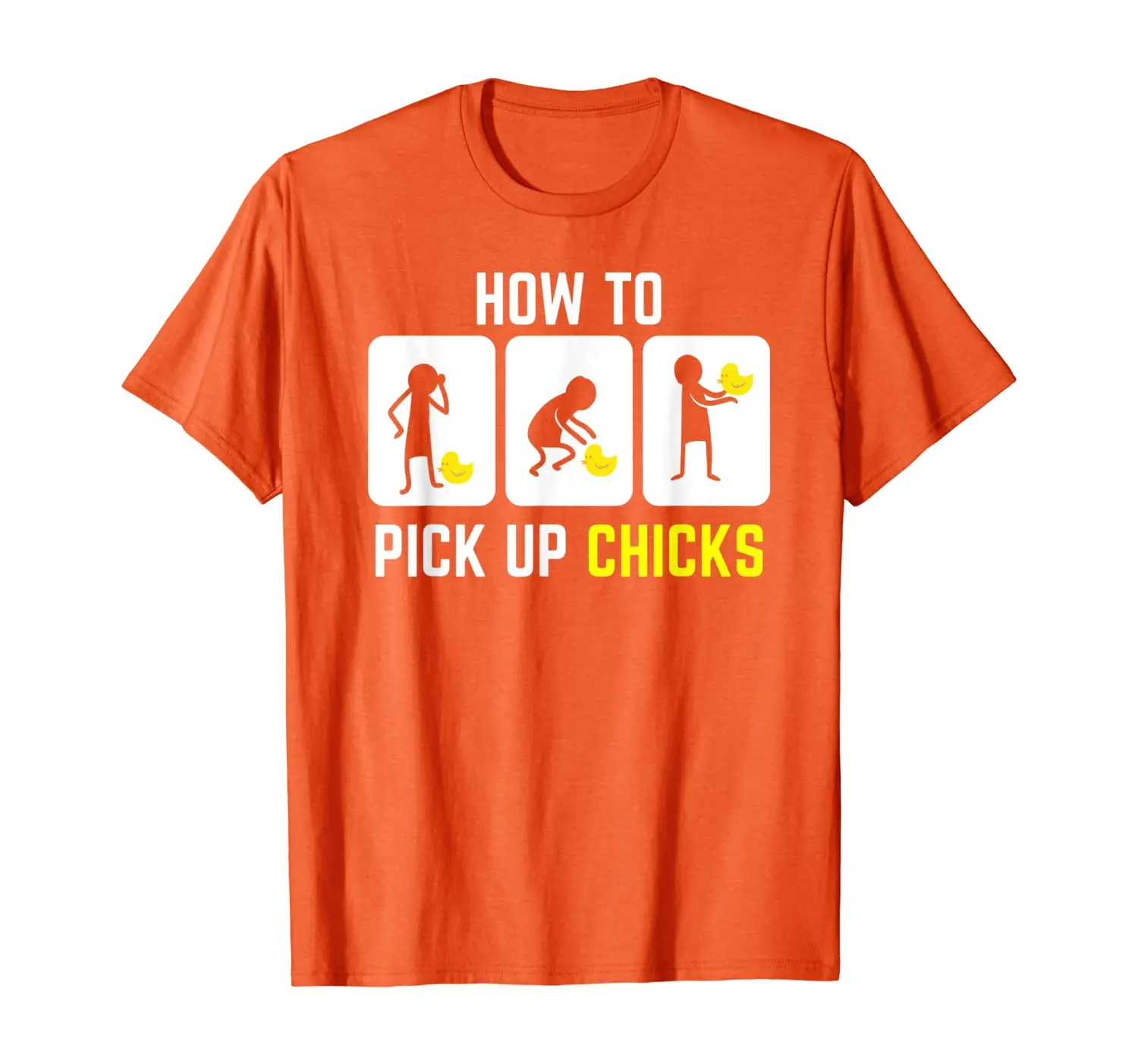 

How To Pick Up Chicks Funny Sarcasm Joke Pun T-Shirt