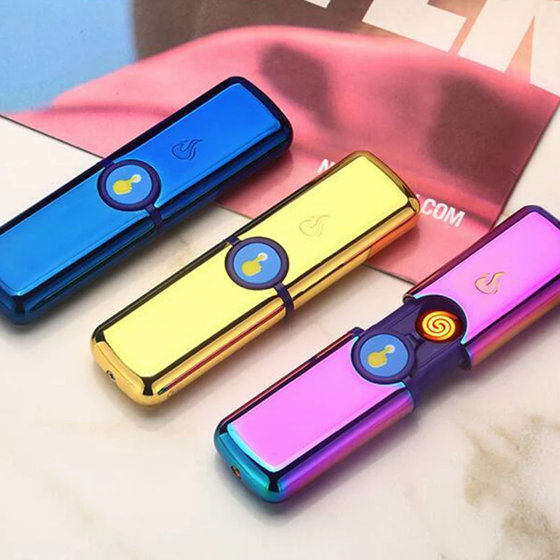 Зажигалка для сигарет сенсорный экран зажигалка компактный смарт датчик usb