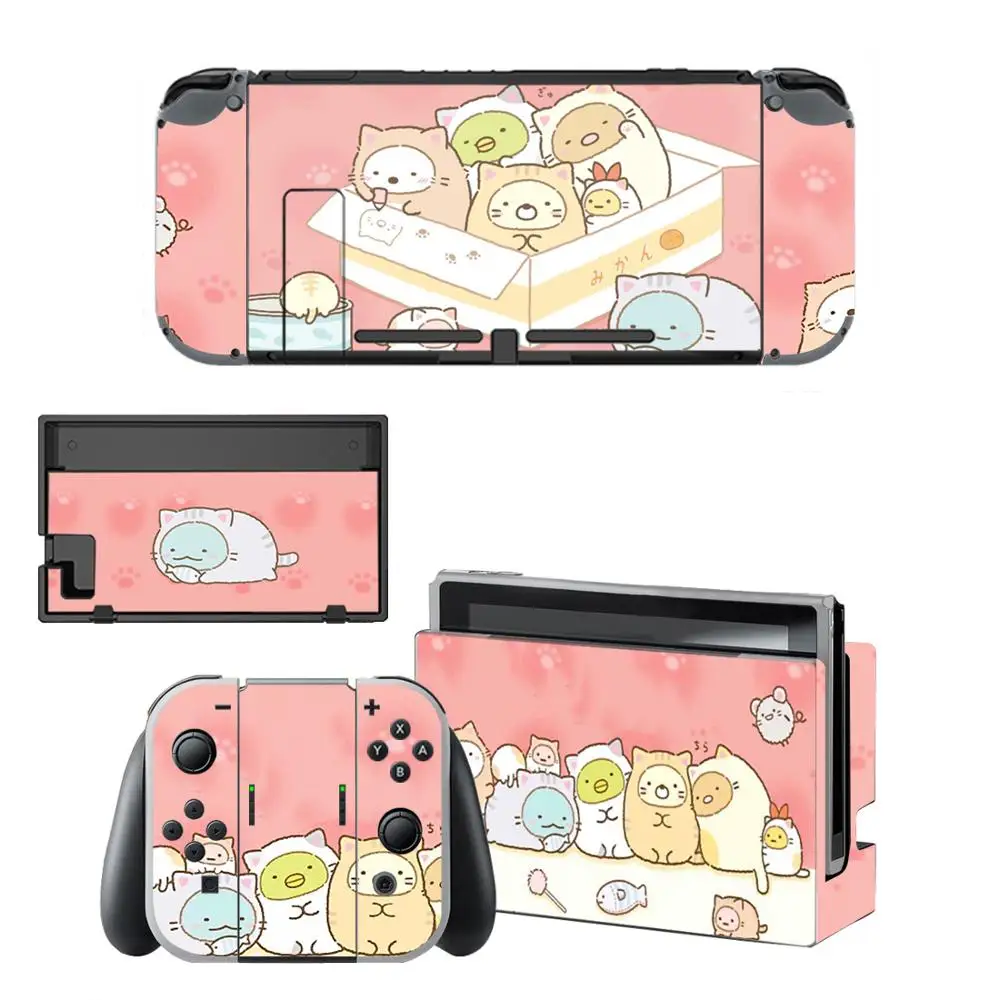 Наклейка Sumikko Gurashi Nintendo Switch наклейка s скины для консоли и контроллера Joy-Con |