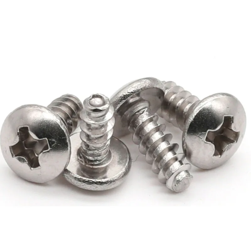 

M2 M2.5 M3 M4 304 Нержавеющая сталь самонарезающие винты с плоскоконической головкой шурупы Phillips Винты