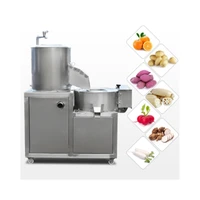 commerical potato washing cutter peeler machine for electric fruit and vegetable process industry