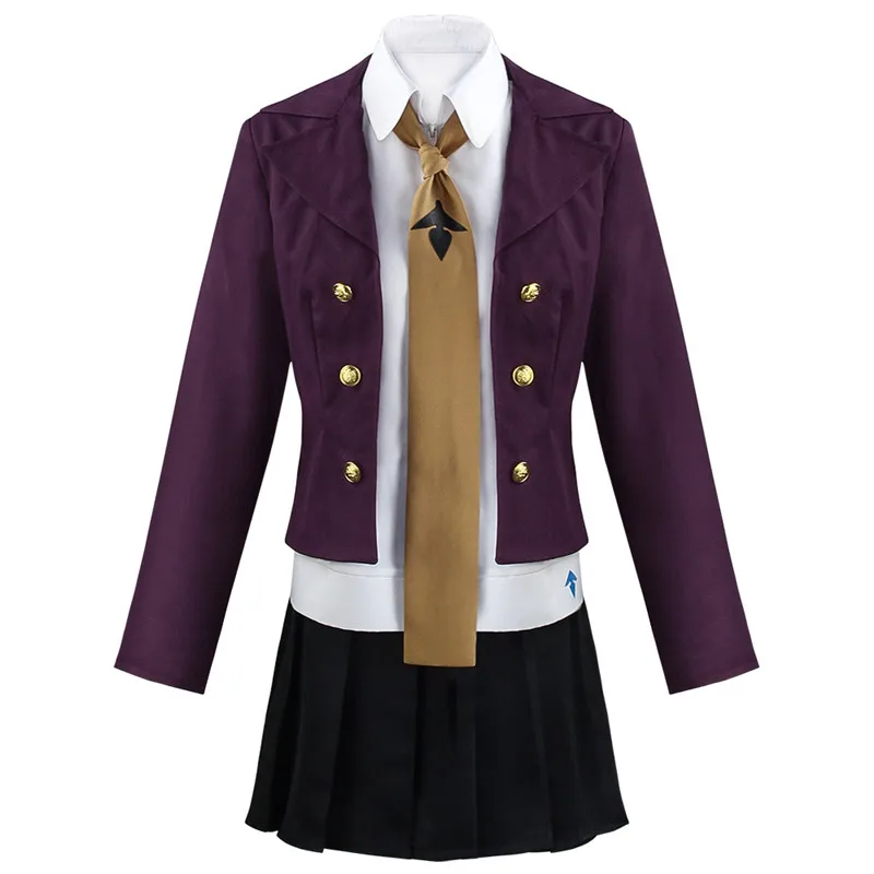 Костюмы для косплея аниме Danganronpa V2 Kirigiri Kyouko женское платье униформа JK костюм на