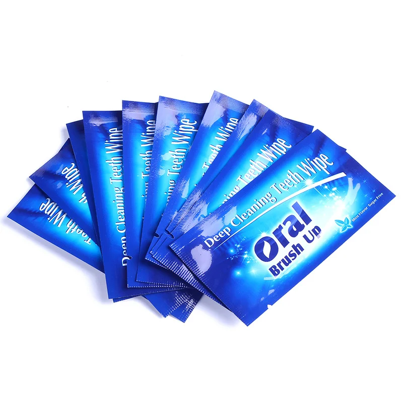 AZDENT 20 Pcs Teeth Whitening Strips Wipes Advanced Oral Tooth Brush Up Deep Cleaning for Fresh Breath | Красота и здоровье