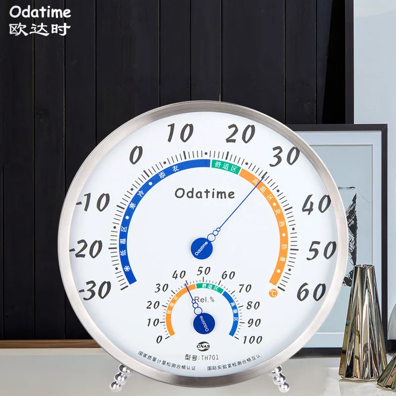 Бытовой аналоговый биметаллический термометр гигрометр измеритель температуры