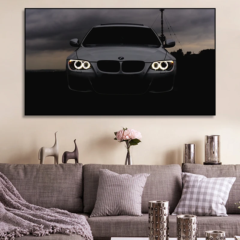 

HD Wall Art Picture Bugatti BMW M3 E92 Racing Poster Canvas Painting Posters and Prints Living Room Home Decor
