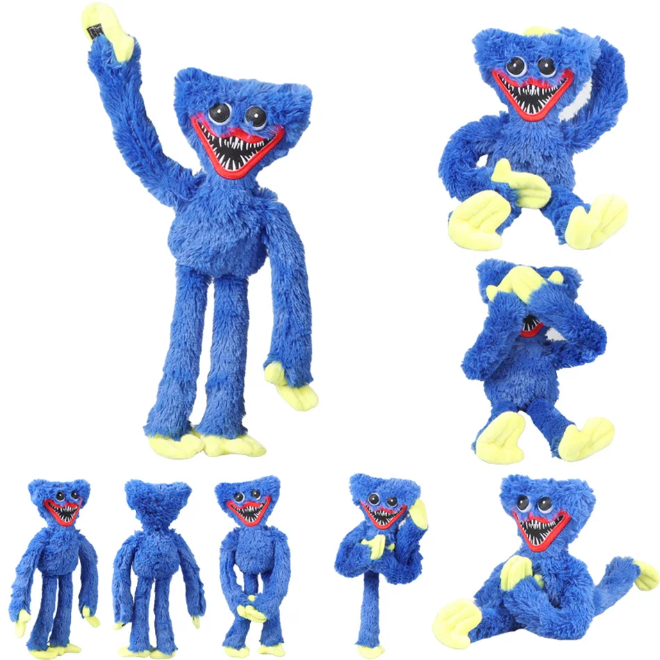 Игрушка плюшевая Huggy Wuggy 40 см мягкая Набивная игрушка с Маком игровой персонаж