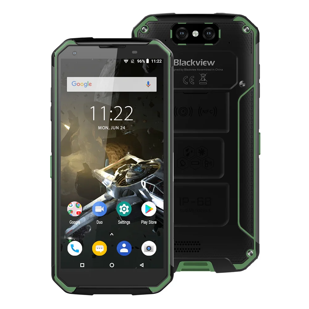 BLACKVIEW BV9500 Plus IP68 водонепроницаемый смартфон 10000 мАч Android 9 0 16 МП 4G + 64G 5 7 &quotFHD