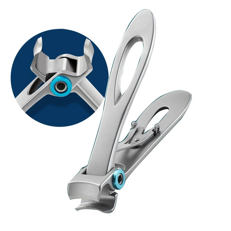 

Manicure Stainless Steel Nail Clipper Wide Jaw Opening Cutter Fingernail Thick Hard Ingrown Toenail Clipper Pedicure Tools