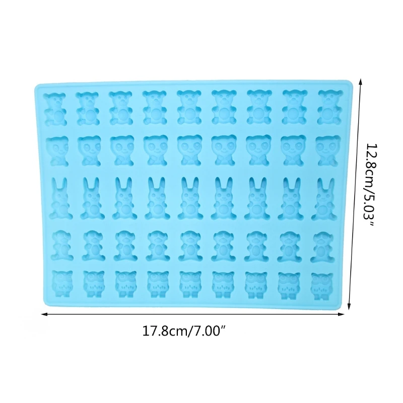 

Cartoon Animal Shape Earrings Necklace Epoxy Resin Mold Pendants Silicone Mould DIY Crafts Jewelry Casting Tool