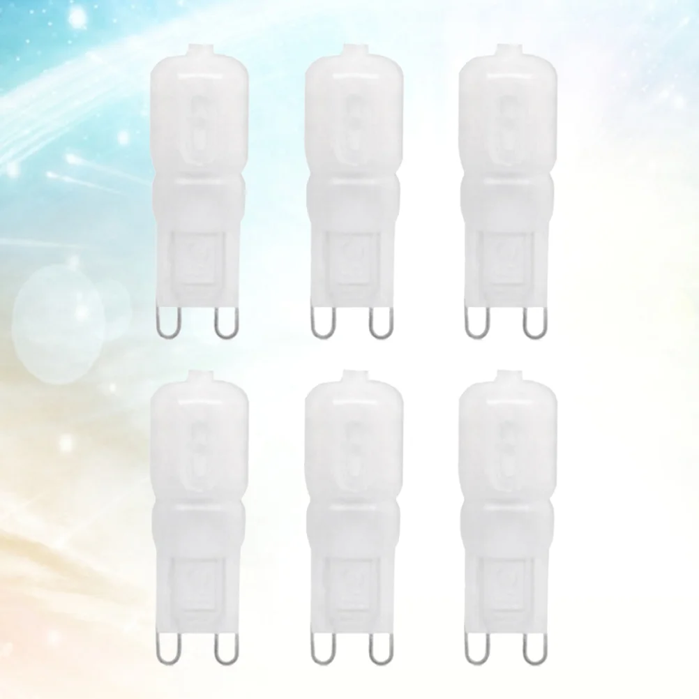 

6pcs G9 LED Bulb 2835SMD 3W Dimmable LED Corn Lamp Light Bulb Replacement Light Bulb (Warm White Light)