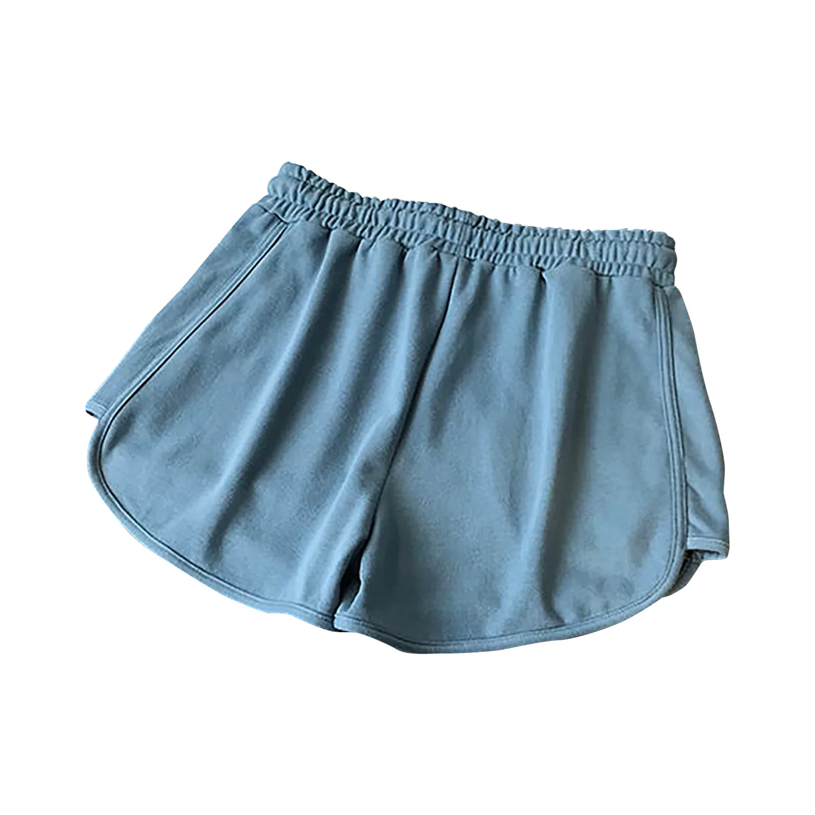 

Women Slim Solid Workout Casual Shorts Elastic Sexy Fitness Waist Beach Color Pants