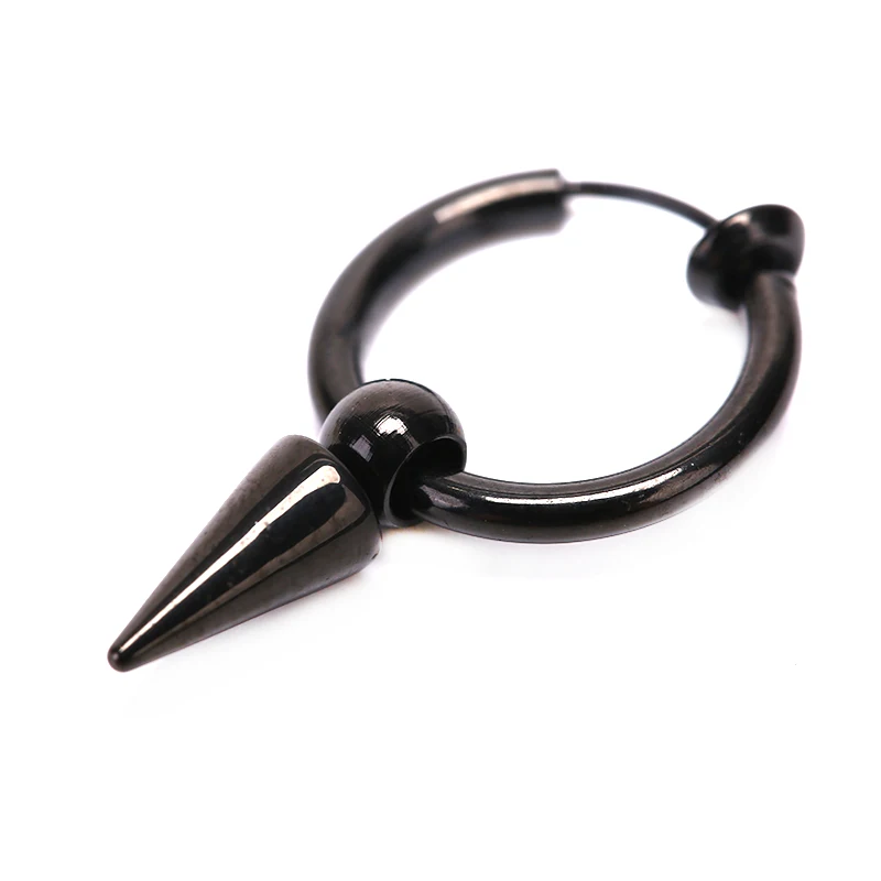 1 шт. серьги Bangtan для мальчиков в Корейском стиле с острым коническая серьга Для