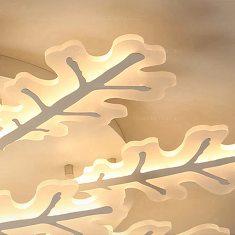 Потолочный светильник в виде снежинки современный светодиодный потолочный