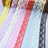 10 yards lace ribbon tape 20mm wide trim fabric diy embroidered wedding net cord for sewing decoration african lace fabric
