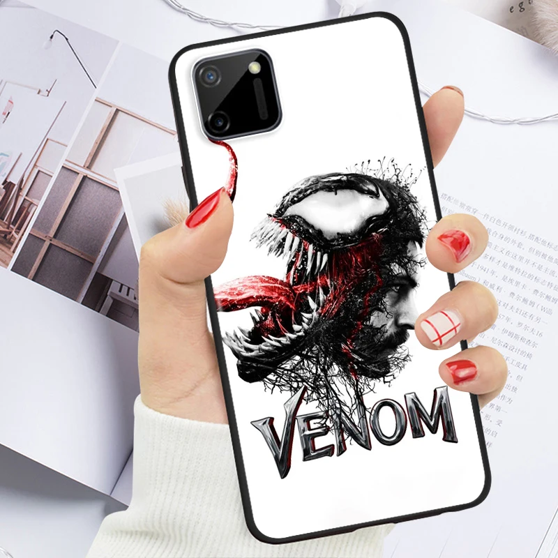 

Venom Marvel Hero for OPPO Realme V15 X5 X3 X50 X7 X2 C17 C11 C3 C2 7 7i 6 6S 6i 5 3 2 Pro Soft Black Phone Case