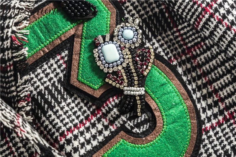 Dressnow, высокое качество, женские зимние плотные твидовые клетчатые куртки, пальто, зимняя куртка с длинным рукавом, пальто, женская твидовая куртка, верхняя одежда