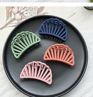 new fashion simple geometric candy colors acrylic hair clips hairpins crab claws hair girls women for accessoires headdress