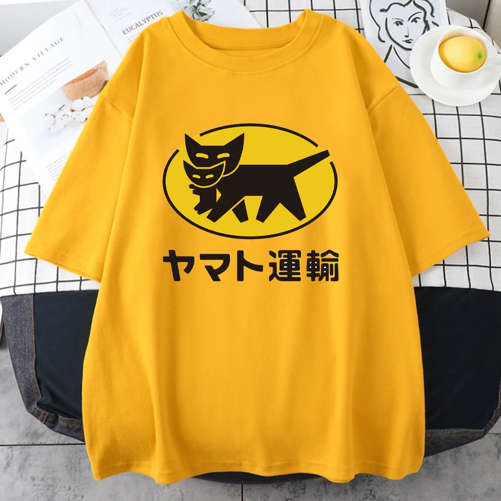 

Футболка женская летняя с принтом, круглым вырезом и принтом