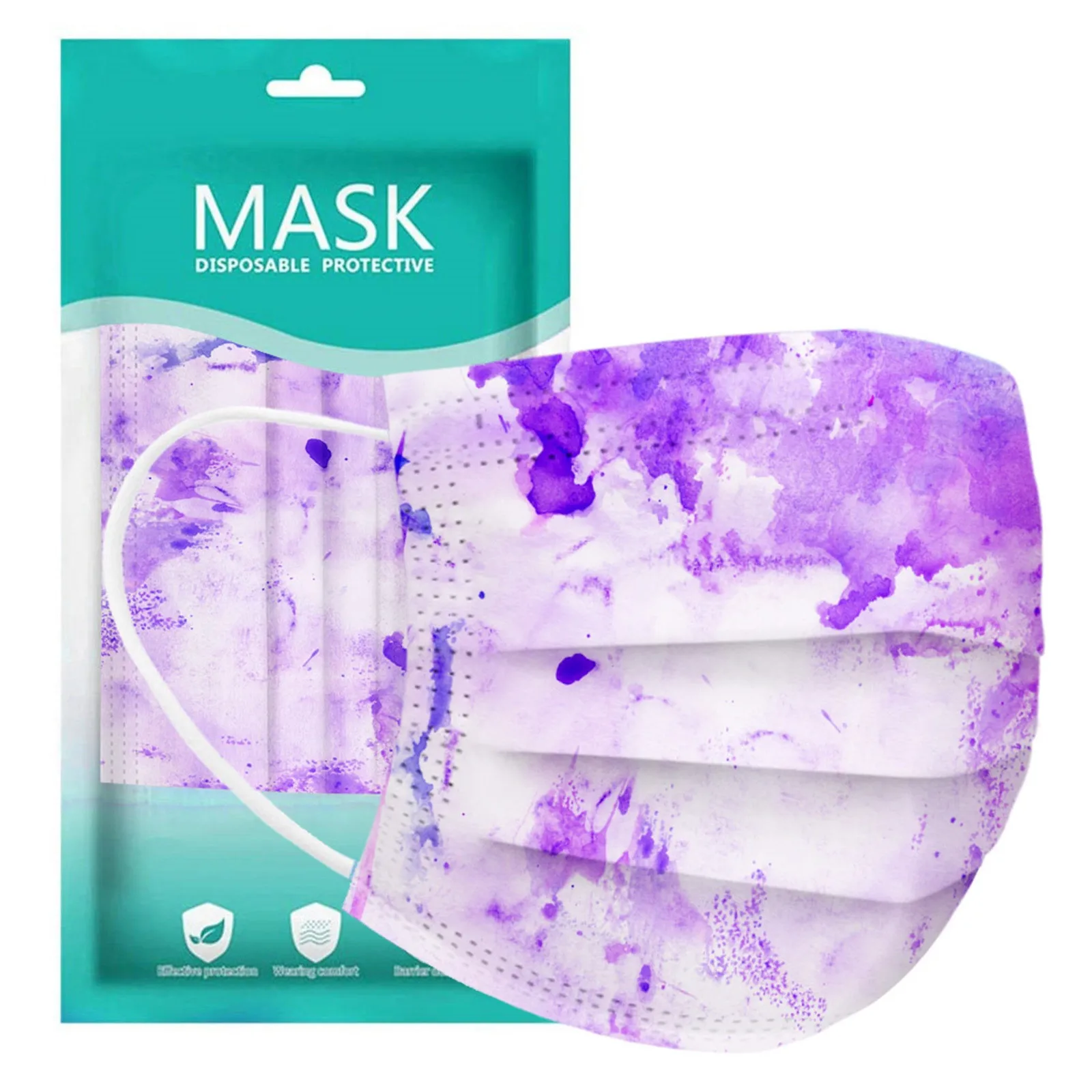 30/60/90pc Adult Disposable Safety Face Mask Personal Breathable Facial 3Ply Ear Loop Outdoor Protective Masque mascarilla | Дом и сад