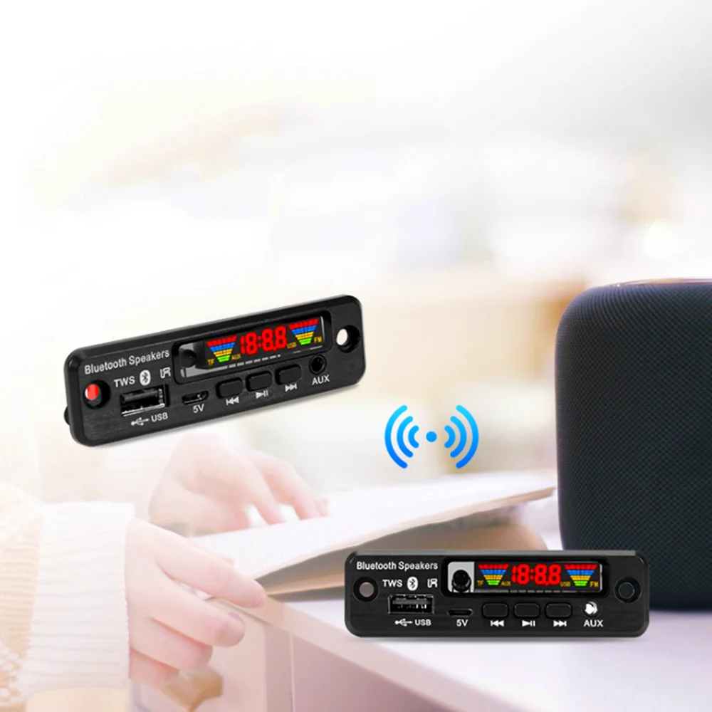 Плата декодирования TWS 3 7 в MP3 Bluetooth 5 0 воспроизведение аудио формата без потерь с