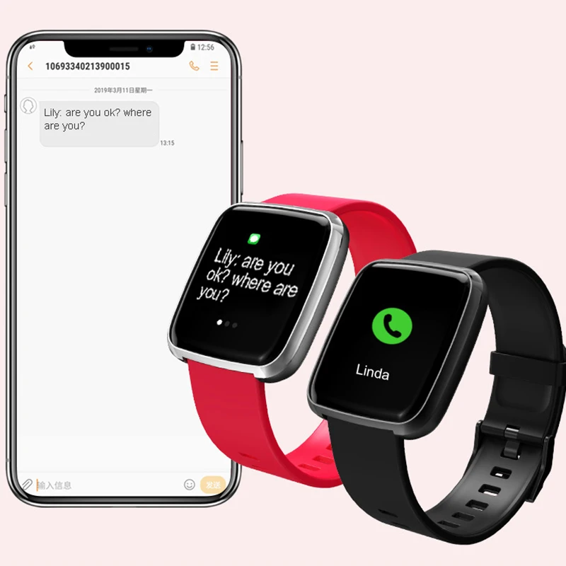Модные водонепроницаемые цифровые часы с цветным экраном IP67 женские спортивные