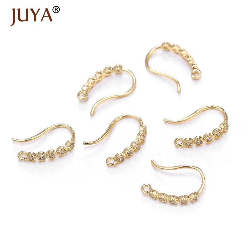 фурнитура для сережек Модные швензы креативные серьги из циркония со стразами