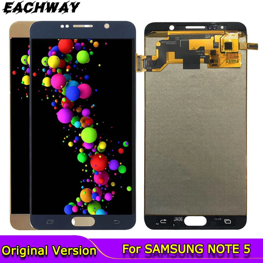 ЖК-дисплей 5 7 &quotдля Samsung Galaxy NOTE N920 N920F сенсорный экран с дигитайзером в сборе