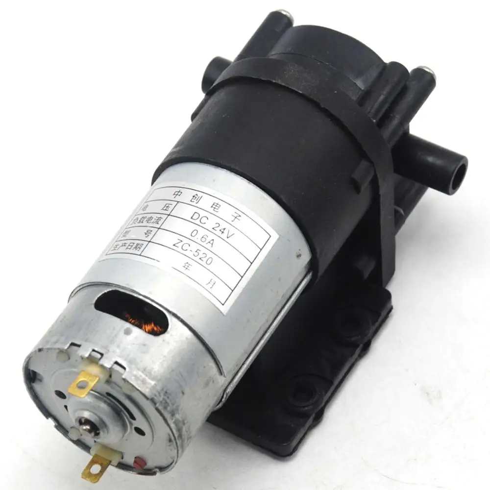 

24V ZC-520 Mini Gear Pump Self-priming Water Pump Corrosion-Resistant