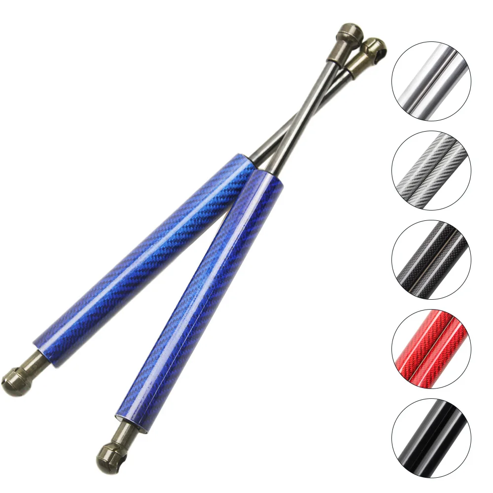 Blue Carbon Fiber Углеродное волокно подходит для 2001-2005 2006 Lexus LS430 газовые стойки пружинный демпфер заряженный подъем поддержка ударов стойки задний багажник загрузки - Цвет: Blue Carbon Fiber