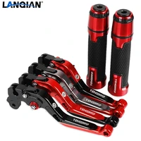 motorcycle cnc brake clutch levers handlebar knobs handle hand grip ends for yamaha fzr400rr rr sp 1991 1992 1993 1994 1995