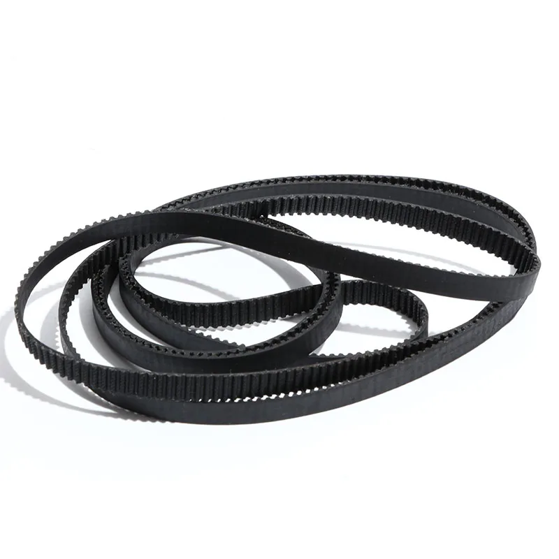 LUPULLEY 2GT GT2 Rubber Timing Belt 6/10mm Belt Width 2GT-1164/1180/1220/1250/1350/1360/1524mm For DIY Project