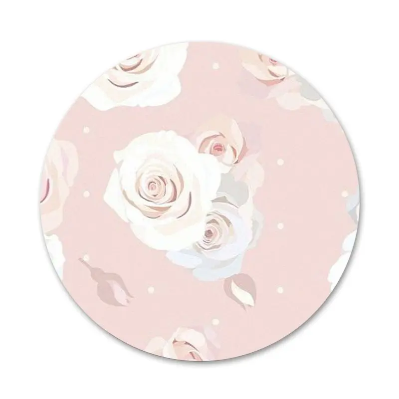 58 мм Модный Новый Популярный цветочный эстетический значок брошь заколка