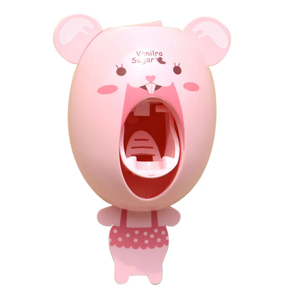 Практичная мощная присоска забавная домашняя зубная щетка в мультяшном стиле