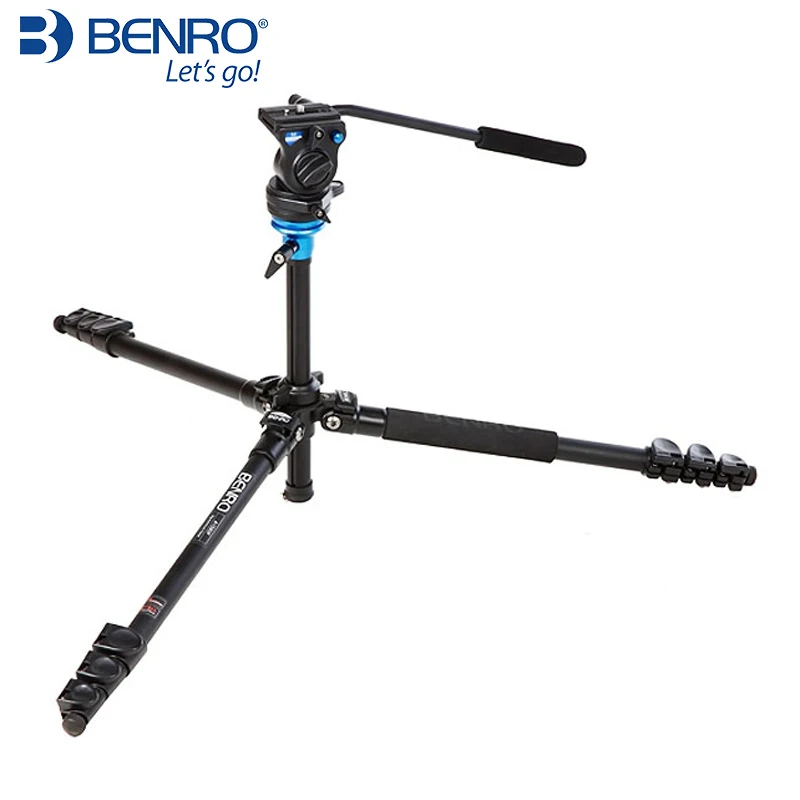 BENRO A1573FS2 Видео Штатив Профессиональный алюминиевый штатив для камеры с S2 видео
