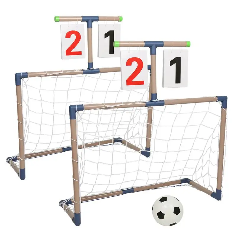 Белый двойной гол Футбольная цель детские спортивные игрушки для игр на открытом
