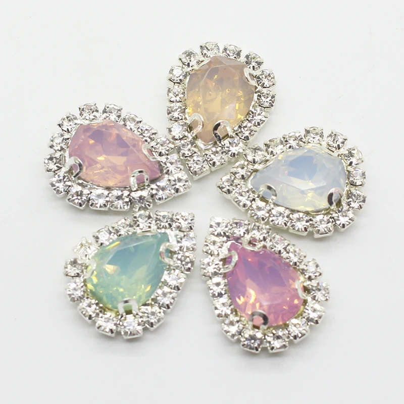 

The New 10Pcs/Lot 17*21mm Diy Rhinestone JewelryResin mix Accessories For Hand Made New Fashion Shiny Cabochon Setting Supplies