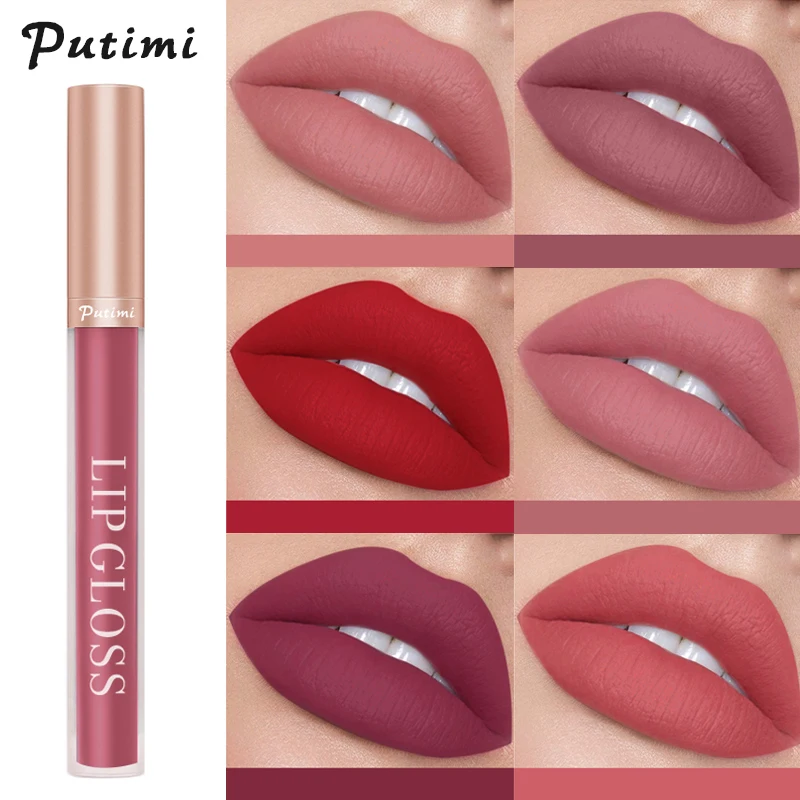 

Водостойкий блеск для губ для макияжа, 8 цветов, набор из 6 коробок, матовая водостойкая стойкая помада, макияж TSLM1