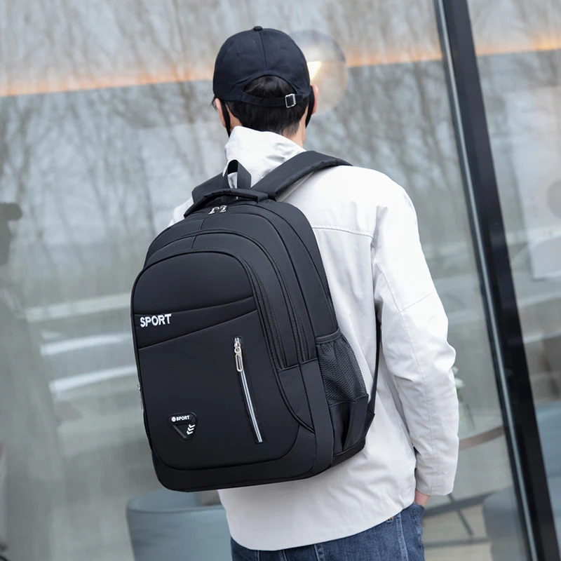 

2022 Backpacks for Man Usb Charging Oxford Cloth Bag for Laptop 15 6 Multifunctional Waterproof Men's Business Backbag Rucksack