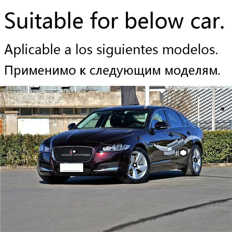 Modified Chromium Automovil Automobile Rear Panels Foot Pedal Exterior Trim Bright Sequins Mouldings Accessory 16 FOR Jaguar XF |