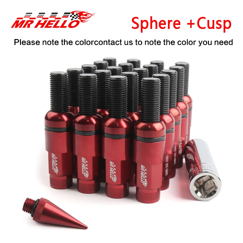 

Усиленный болт ступицы, высокопрочный кованый винт для VW Audi, BMW, Honda, Nissan, фиксированный винт M14 * 1,5 или 1,25, M12 * 1,5 или 1,25