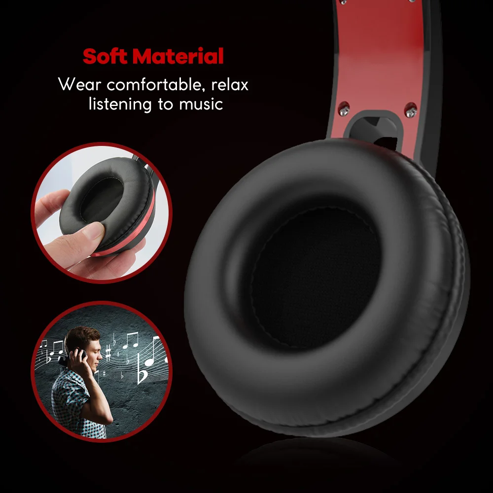 Bluetooth наушники беспроводные с шумоподавлением Hi Fi Стерео шумоподавление игровая