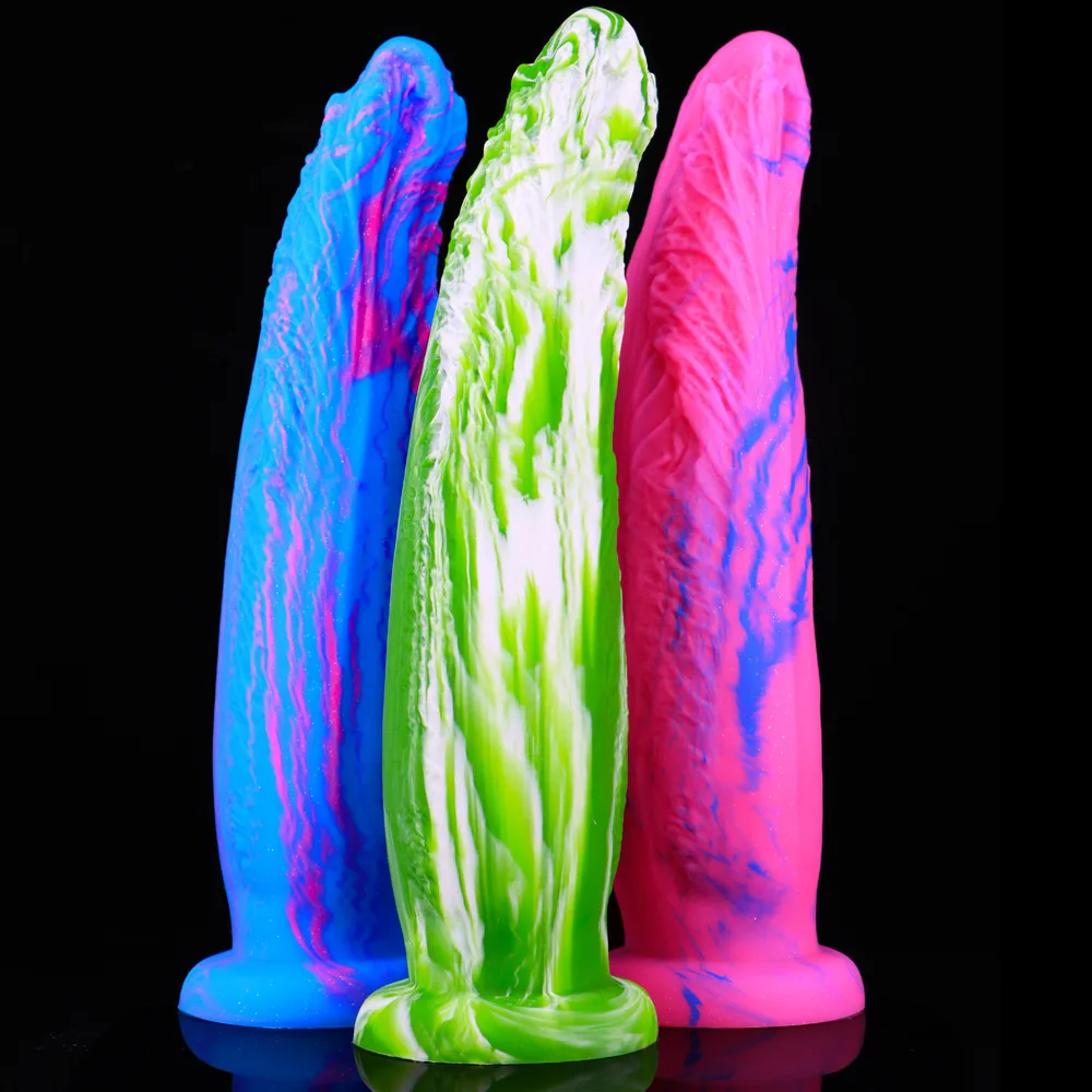 

Huge Anal Dildo Fruit Vegetable Anal Plug Liquid Silicone Artificial Penis Anal Expansion Vagina Stimulate Sex Toys for Couples