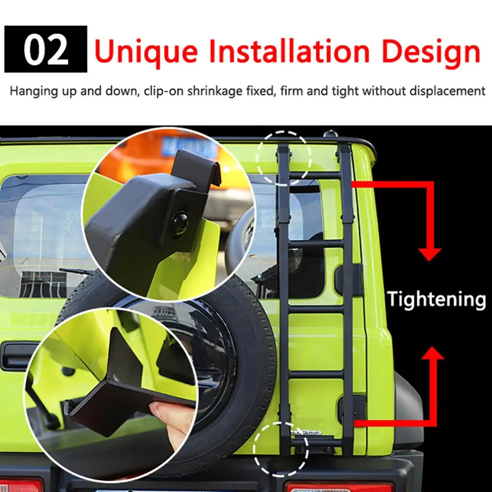 Набор для лестницы Tailgate металлическая лестница защитные рамки Suzuki Jimny JB74 на крышу