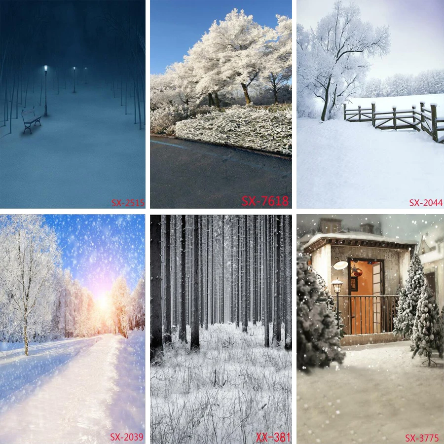 Реквизит для фотосъемки на открытом воздухе зимняя снежная сцена фон свадебной