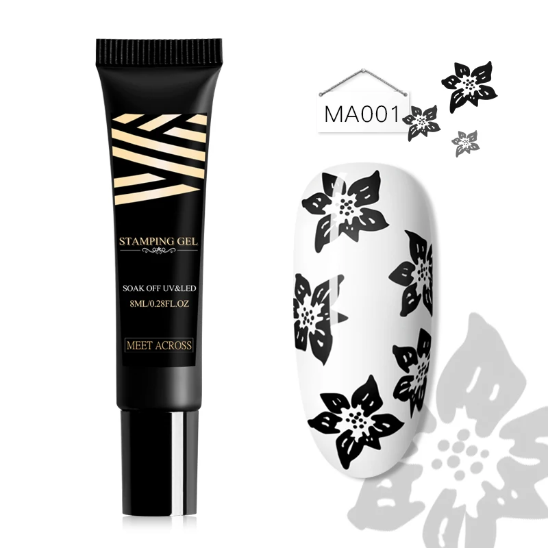 MS07064 Встречаются по всей стемпинг для ногтей гель лак био-Гели Soak Off Лаки тиснения УФ гель для пластина для стемпинга для нейл-арта - Цвет: MS07064