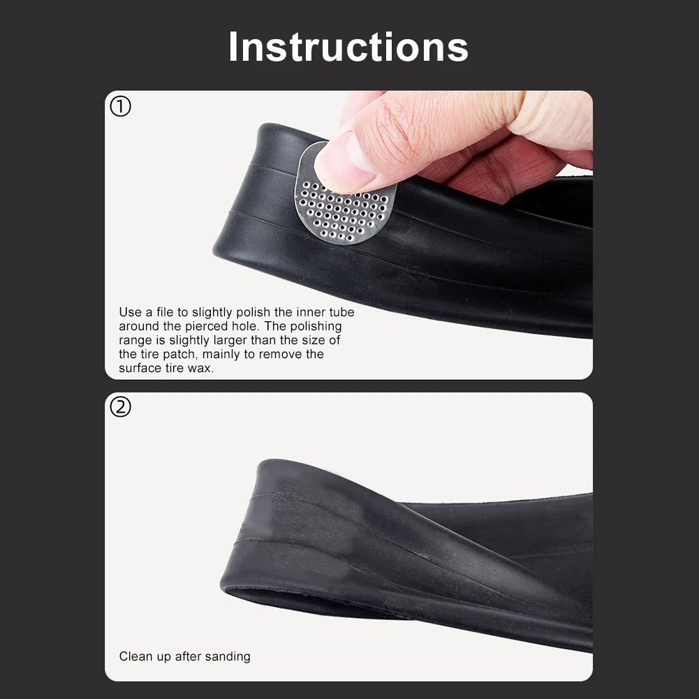 

Bike Tire Patches Tool Quick Drying With Glue Bicycle Tire Repair Kits Inner Tire Patches Cycling MTB Tyre Puncture Set